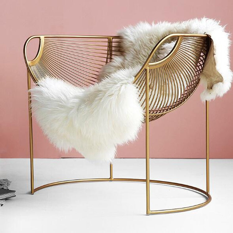 Solid iron chair